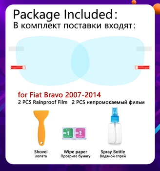 Pentru Fiat Bravo 2007~198 Acoperire Completă Anti Ceață Film Oglinda Retrovizoare Anti-Ceață Filme Accesorii Ritmo 2009 2010 2011 2012 2013