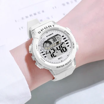 SYNOKE Ceas Pentru Fete Baieti Digital cu LED-uri Ceasuri de mana rezistent la apa 50M Ceas Deșteptător Timp de Moda Ceas Sport Pentru Băieți și Fete Reloj