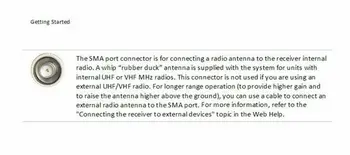 GPS Mini rață de Cauciuc Antena Pentru Trimble R10 interne receptor radio 450-470 MHz