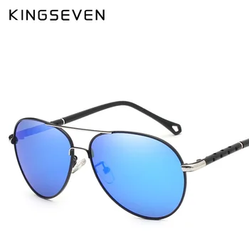 2019 New Sosire KINGSEVEN Polarizat ochelari de Soare Barbati/Femei de Brand Designer de sex Masculin epocă Ochelari de Soare gafas oculos de sol masculino