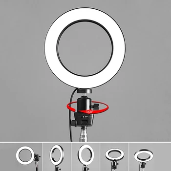 9CM/16CM LED Inel de Lumina Estompat 3200K-5500K Inelar Make-up Lamp &Trepied Pentru Studio Foto, Fotografie de Iluminat