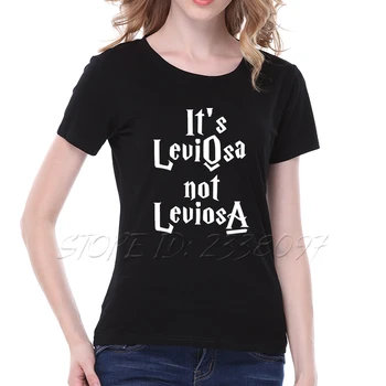 Nu Leviosa Print T Shirt Femmes Vară de Vară din 2016 de Mari Dimensiuni Vrac Femei Tricou Negru din Bumbac Alb Rock Tricou S-2XL 5938