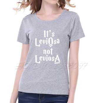 Nu Leviosa Print T Shirt Femmes Vară de Vară din 2016 de Mari Dimensiuni Vrac Femei Tricou Negru din Bumbac Alb Rock Tricou S-2XL 5938