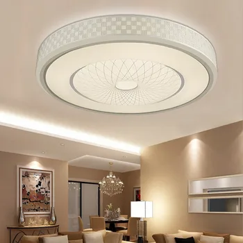 Rotund LED Lumini Plafon Lampă Moderne de Lux lampă de tavan Camera de zi Dormitor Bucatarie Culoare Acril Lampa AC110-240V
