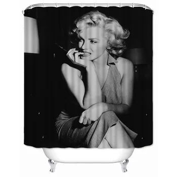 Musife Personalizate De Înaltă Calitate, Marilyn-Monroe Perdea De Duș Rezistent La Apa De Baie Din Poliester Tesatura Perdea De Baie