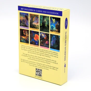 Natura-i Șoptește Oracle 50 De pachete de Cărți Frumos ilustrate Incepatori Divinație Angela Hartfield Joc Jucărie Junior