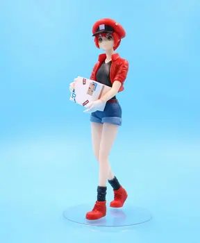 25cm anime Japonez figura Celule la locul de Muncă! Eritrocite / Roșu de Sânge C în picioare, ver figurina de colectie model jucării pentru băieți