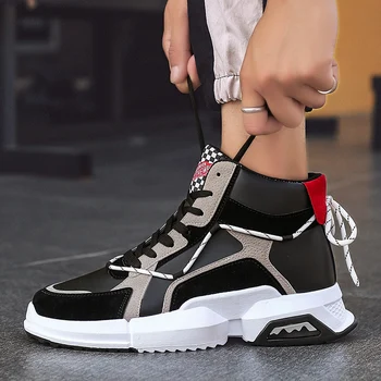 Original în aer liber Retro Pantofi de Baschet pentru Bărbați Aer Șoc Formatori Lumina Adidasi Adolescenti Tineri Cizme Înalte Coș