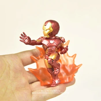 Disney Marvel Avengers Iron Man, Hawkeye Ultron 9cm Acțiune Figura Postura Anime Decor Colecție de Figurine model de Jucărie pentru copii