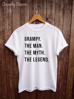 Bunicul Mitul tricou - funny bunicul tricou, cadouri pentru bunicul, bunicul cadouri, părinții cadouri de ziua, bunicul tricou-C522
