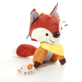 1 BUC Drăguț Fox Sunătoare Pluș Umplute Sunătoare copil Cărucior jucărie Jucării Masina Clip Strung Agățat Scaun & Cărucior pentru copii