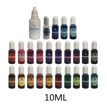 25 de Culori Rășină Epoxidică Difuzie Pigment Alcool Cerneală Lichid Colorant Colorant Meserii DIY Bijuterii