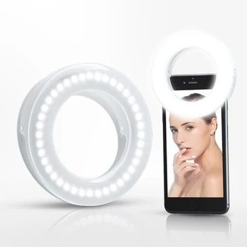 LED Selfie Inel de Lumina pentru Telefon Mobil, Laptop, Tableta Fotografie Inel de Lumina Lămpii de pe Youtube VK Video Studio Ringlight Oglindă