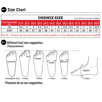 Onemix High Top Adidași Bărbați Femei Cald Creșterea Înălțime de Iarnă Pantofi de Sport în aer liber Barbati Pantofi de alergat Zapatillas Hombre