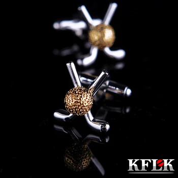 KFLK 2020 Lux butoni camasa pentru barbati Brand manșetă buton de manșetă link-ul de Înaltă Calitate, Aur Golf forma gemelos abotoaduras Bijuterii
