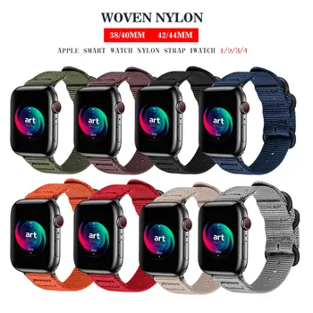Pentru Apple Watch Band Seria 5 4 44mm 40 mm Nylon Sport Buclă Bratara curea pentru iwatch 4/3/2/1 42mm 38mm Bratara accesorii