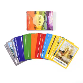Chakra Înțelepciune Cărți De Tarot Cutie Limba Engleză Joc De Tarot Card De Masa Jocuri Petrecere De Carti De Joc De Divertisment, Familie, Jocuri