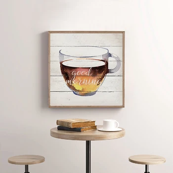 Nordic Arta Poster Print Canvas Tablou Modern Minimalist Pictura Imagine Cafea Brânză Ustensile De Bucătărie Murală Home Decor Bucatarie
