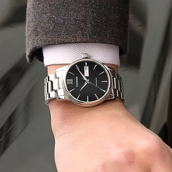 CADISEN Barbati Ceas Automată Ceasuri Mecanice Japonia NH36A Rol Dată pe Săptămână Top Brand de Lux ceas de mână Ceas Relogio Masculino