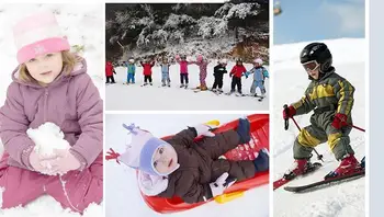 Iarna rusească copil snowsuit , 90% rață jos jacheta pentru fete haine de Iarna Parcare pentru copil mic costum de schi de zăpadă purta