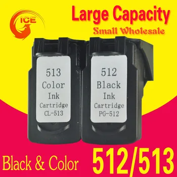 PG 512 CL 513 Culoare negru de Cerneală cartuș Compatibil pentru Canon PG 512 CL 513 cartuș de Cerneală PG510 XL