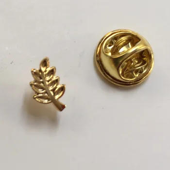 2 buc 10mm Zidari Mici Mini Drăguț insigna Akasha frunze broșe și ace de Salcam Crenguta Masonice Francmason Pin Rever Insigna de Artizanat