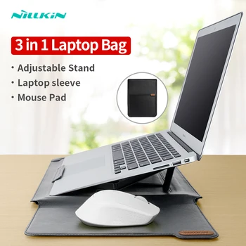 NILLKIN Geanta de Laptop din Piele PU Maneca Geanta Pentru Macbook Air Pro 13 15 16 Multifunctional Profitabilă laptop Caz Pentru Huawei MateBook
