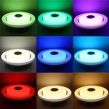 Modern 36/80W RGB LED Lumina Plafon de Iluminat Acasă APP Wifi Bluetooth Muzica Dormitor Lumina Lămpii cu Control de la Distanță pentru Acasă