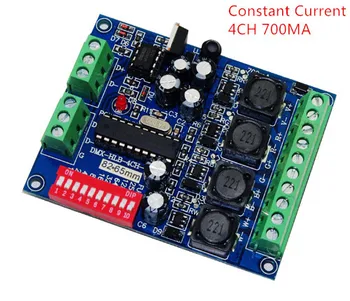 Cel mai bun preț 1 buc DC5-36V Curent Constant 700ma 4CH RGBW dmx Controller DMX512 decodor Pentru led-uri