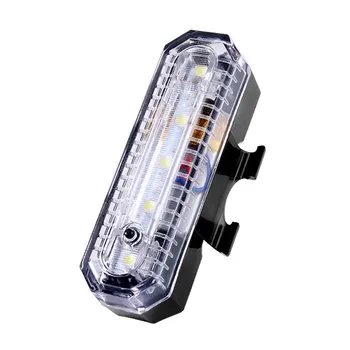 COB LED Biciclete Ciclism Spate Coada de Lumină USB Reîncărcabilă 4 Moduri de Lumină Portabile, USB Stil Reîncărcabilă sau Baterie Stil