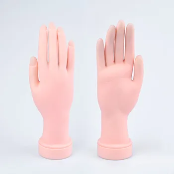 Manichiura Incepatori Practica Artificiale Mâinile de Cauciuc, Model de Unghii Salon de Provizii și Instrumente de Design de Unghii Show Mână