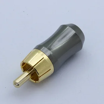 10buc Lux Lipit RCA Mufă Jack Conector Difuzor Audio de Ieșire/Intrare Adaptor Plug placat cu Aur conector jack pentru Căști