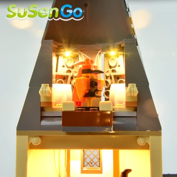 SuSenGo Lumină Led-uri Kit Pentru 75954 Sala Mare Compatibil Cu 16052 39144 11007 , NU Blocuri Model