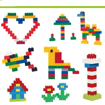 1000PCS DIY Blocuri Caramizi Cifre Educaționale Creative Compatibil Cu LEPINING Jucării Pentru copii Copii Cadou de Ziua de nastere
