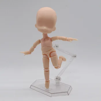 13CM Anime Arhetip Art figurina Papusa Manechin Figma Copii Corp Model de Jucărie Poate Schimba Capul de Artă Desen schiță
