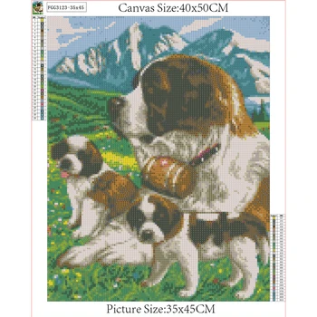 Dragoste.Multumesc Animal Diamont Pictura Câine de Companie 5D Diamant Pictura Kit Manual de Diamant Broderie Pictura