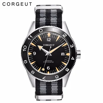 Corgeut 41mm Safir Mecanice Ceramică Moda MIYOTA Watch lume de Brand de Lux corgeut Automată sport watch