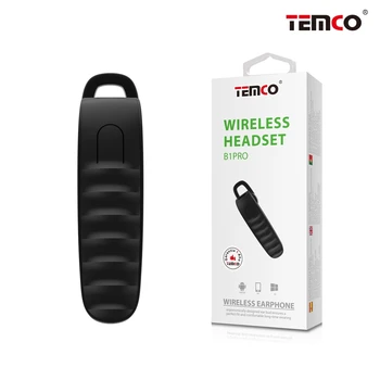 Apa de gura hands-free Bluetooth setul cu cască fără fir negru sau alb mobile. TEMCO