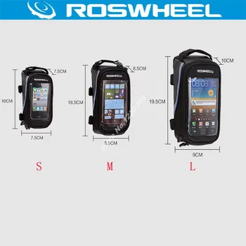 ROSWHEEL Hot Vânzarea de Biciclete, Accesorii Bicicleta Cadru de Biciclete Fata Tub Touch Screen Saci Panniers Titularul Husă pentru Telefon Mobil