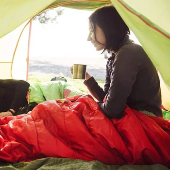 În aer liber Camping Sac de Dormit Ușor Cald Iarna Plic cu Rucsacul în spate Saci de Dormit Portabil pentru Călătorie în aer liber Drumetii