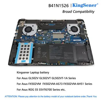 KingSener B41N1526 baterie Laptop Pentru Asus ROG Strix GL502 GL502V GL502VT GL502VT-1A GL502VM S5 S5VT6700 GL502VT-BSI7N27
