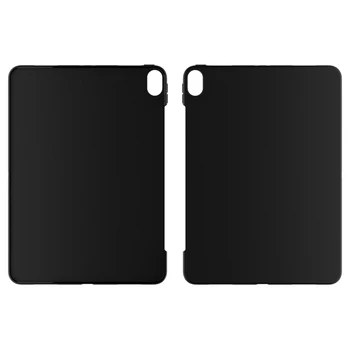 Negru mat Mini-dovada Moale TPU Silicon Transparent Clar Acoperi Caz pentru iPad Pro 11