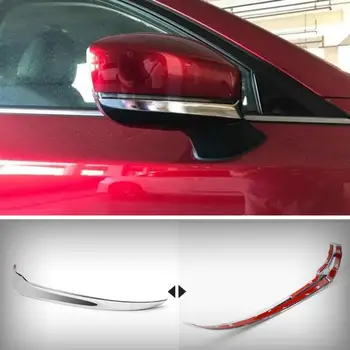 Lapetus Usi Cromate Oglinda Retrovizoare Bandă de Protecție a Acoperi Trim Fit Pentru Mazda CX-9 CX9 2017 - 2021 Kit Exterior