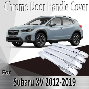 Pentru Subaru XV Crosstrek 2012~2019 2013 2016 2017 Autocolante Decor Crom Mânerul Ușii Capacul Refit Accesorii Auto
