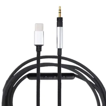 Înlocuire Cablu Audio de 3,5 mm cu TIP-C mufă Pentru -Sennheiser Momentum Momentum 2.0 Cablu Cabluri Cu Microfon