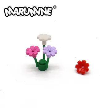 Marumine Compatibil 95831 Accesorii De Gradina De Flori M4 Plante In Miniatura Bucăți Jucării Educative Set De Constructii Pentru Copii