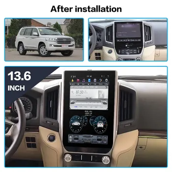 Android 9.0 4+64G Masina DVD player cu GPS Navi Pentru Toyota Land Cruiser LC200 2016 2017 Autoradio Stereo Recoder unitate buit-in carplay