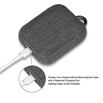 PC-ul fără Fir Bluetooth pentru Căști Cazuri pentru Airpod 2 1 Panza pentru Căști caz Acoperire pentru Apple Airpods Ultra-subțire Caz de Protecție