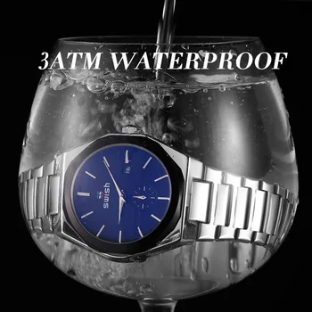 SWISH 2020 Brand Cuarț Ceas pentru Bărbați Impermeabil Ceasuri de Lux de Moda Casual Cronograf Ceas de mână cu Pachetul Reloj Hombre