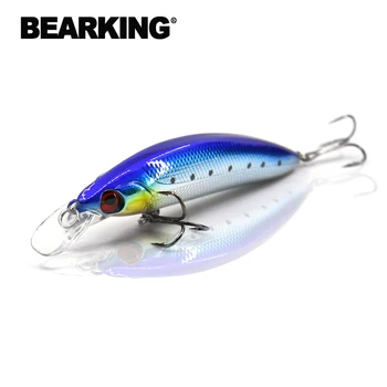 2017 Retail Bearking Fierbinte modelul A+ nada de pescuit , 5colors pentru a alege hard bait 80mm 13g se arunca cu capul de 0,7-1,6 m minnow